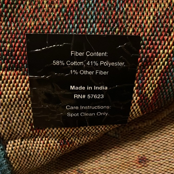 x2 Holiday Snowman Family Table Runner Light Blue with snowflakes 13x70 - Picture 5 of 5